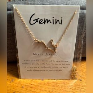 NEW Gemini Zodiac Constellation Necklace Astrology